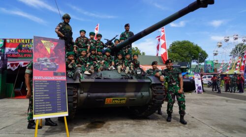 Meriahkan HUT Ke-78 TNI, KOREM 011/LILAWANGSA Gelar Pameran Alutsista.