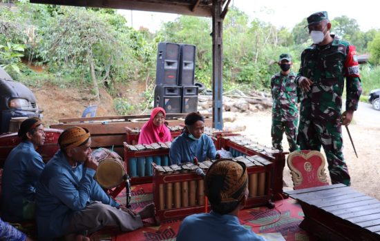 Kunjungi Lokasi TMMD, Dandim 0106/ Aceh Tengah: Tak Perlu Ke Jawa, Seni Karawitan juga Ada di Aceh Tengah