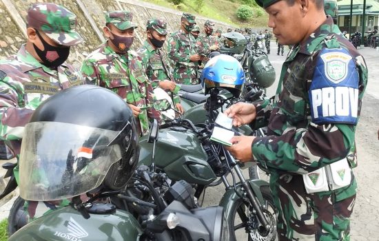 Cek Kondisi dan Kelengkapan, Kodim 0117/Aceh Tamiang Lakukan Apel Kendaraan Dinas Babinsa