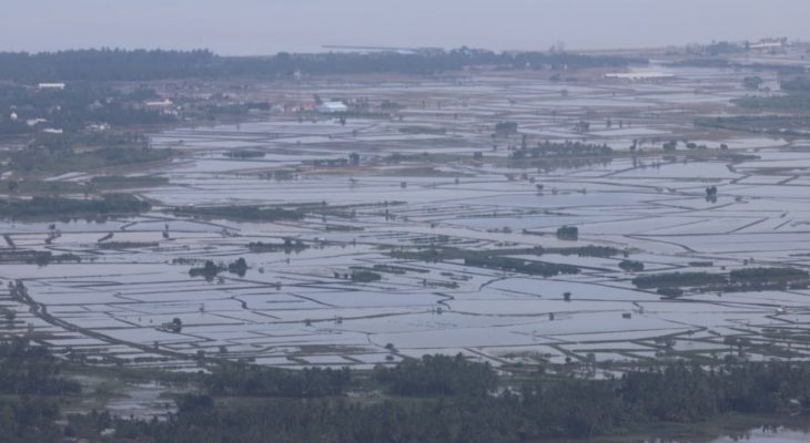 Peninjauan Udara, Korem 011/LW dan BNPB Di Wilayah Kab. Aceh Utara Pasca Banjir