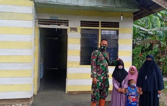Donasi 6jt Dari Hamba Allah, Koptu Ismail Laksanakan Renovasi Rumah Milik Janda Anak 3.