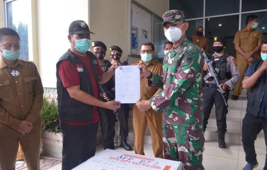 Danrem 011 Lilawangsa, Pemko Lhokseumawe Terima 2.777 Vaksin Corona dari Dinkes Provinsi Aceh