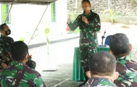 Danrem 011/Lilawangsa Kunjungi Koramil Jajaran Kodim 0117/Aceh Tamiang, Begini Pesannya ke Anggota