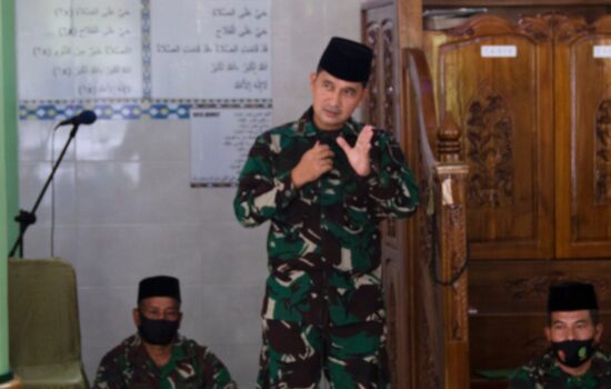 Dandim Aceh Timur Perkuat Keimanan Anggota Dengan Tadarus Al-Qur’an Bersama