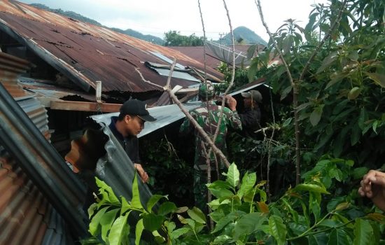 Angin Puting Beliung Rusak Rumah Warga Di Tiga Dusun Bener Meriah