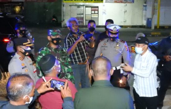 Dandim 0117/Aceh Tamiang Ikuti Apel Gabungan dan Pelaksanaan Operasi Yustisi Dalam Rangka Mencegah Penyebaran Covid- 19.