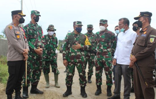 Mayjen TNI Harianto Ucapkan Terimakasih Kepada Pemko Lhokseumawe Atas kerjasama TMMD ke-112 Tahun 2021.