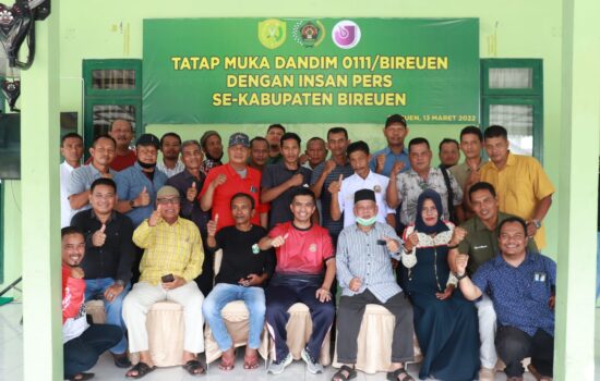 Dandim 0111/Bireuen Laksanakan Tatap Muka Dan Silaturahmi Dengan Insan Pers Se-Kabupaten Bireuen