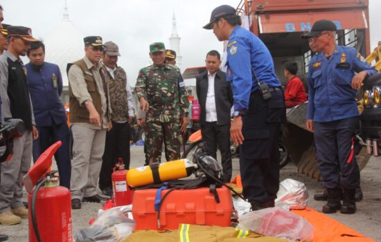 Sinergitas Bersama TNI – Polri dan Pemda Gelar Apel Kesiapsiagaan Bencana Alam