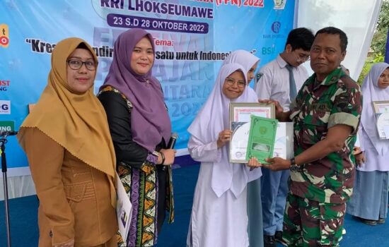 Dandim 0103/Aceh Utara Apresiasi Festival Pelajar Nusantara yang Digelar RRI Lhoksemawe.