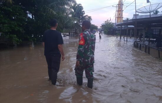 Tanggul Kembali Jebol Puluhan Rumah Terendam Banjir