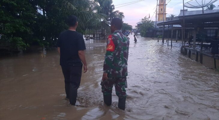 Tanggul Kembali Jebol Puluhan Rumah Terendam Banjir