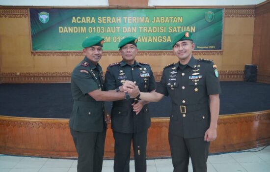 Danrem 011/LW Pimpin Sertijab Dandim 0103/Aceh Utara