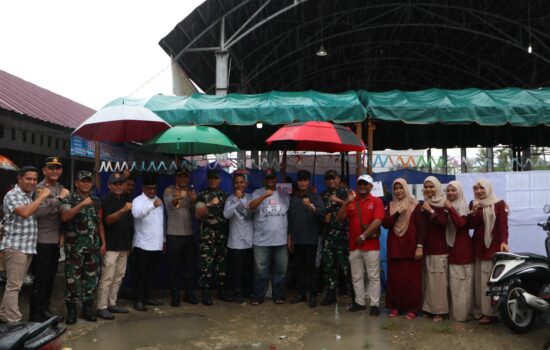 Danrem 011/Lilawangsa Bersama Forkopimda Pantau Pelaksanaan Pemilu di Aceh Timur Kota Langsa